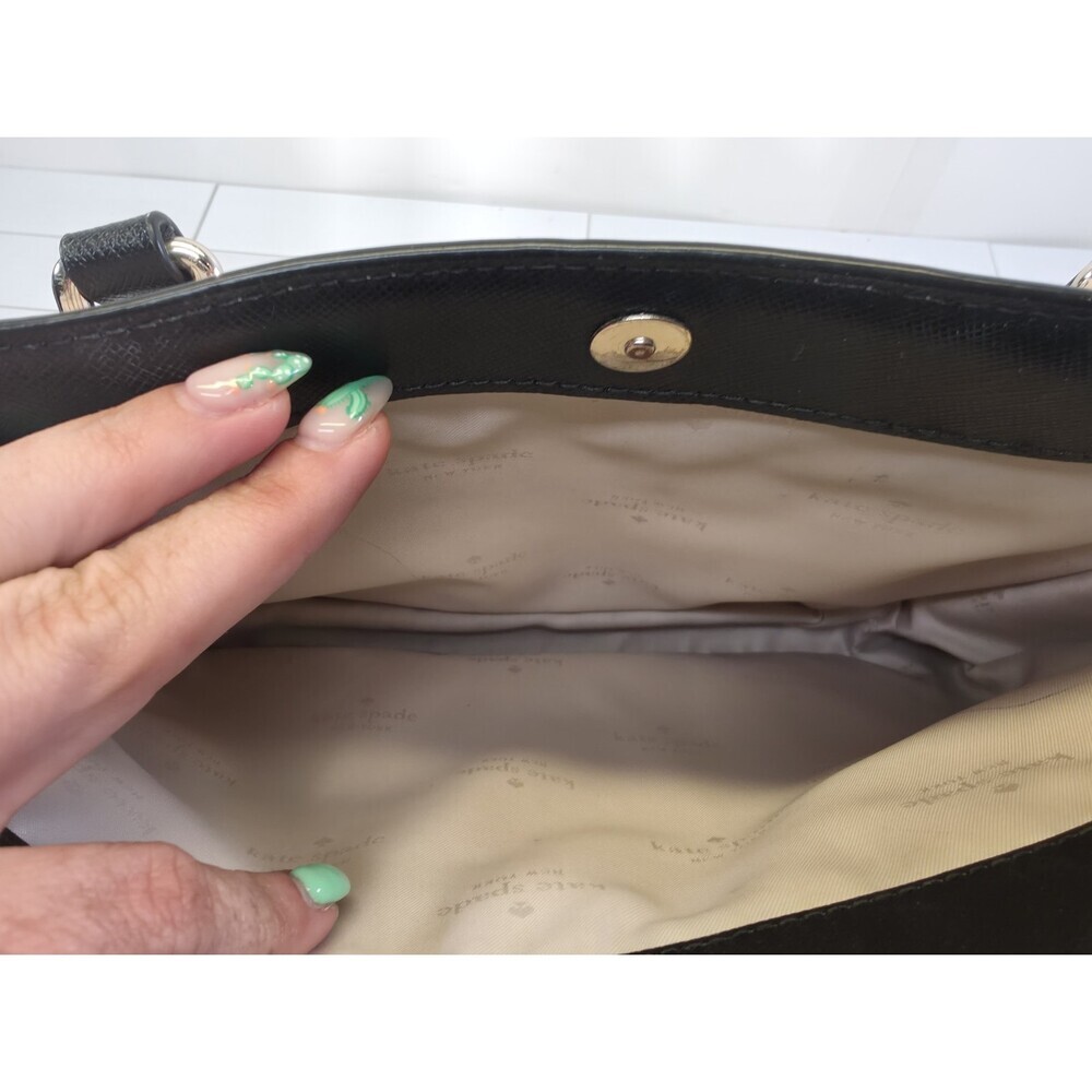 Kate Spade Laurel Way Reese Scribble Hearts Satchel - Picture 9 of 12